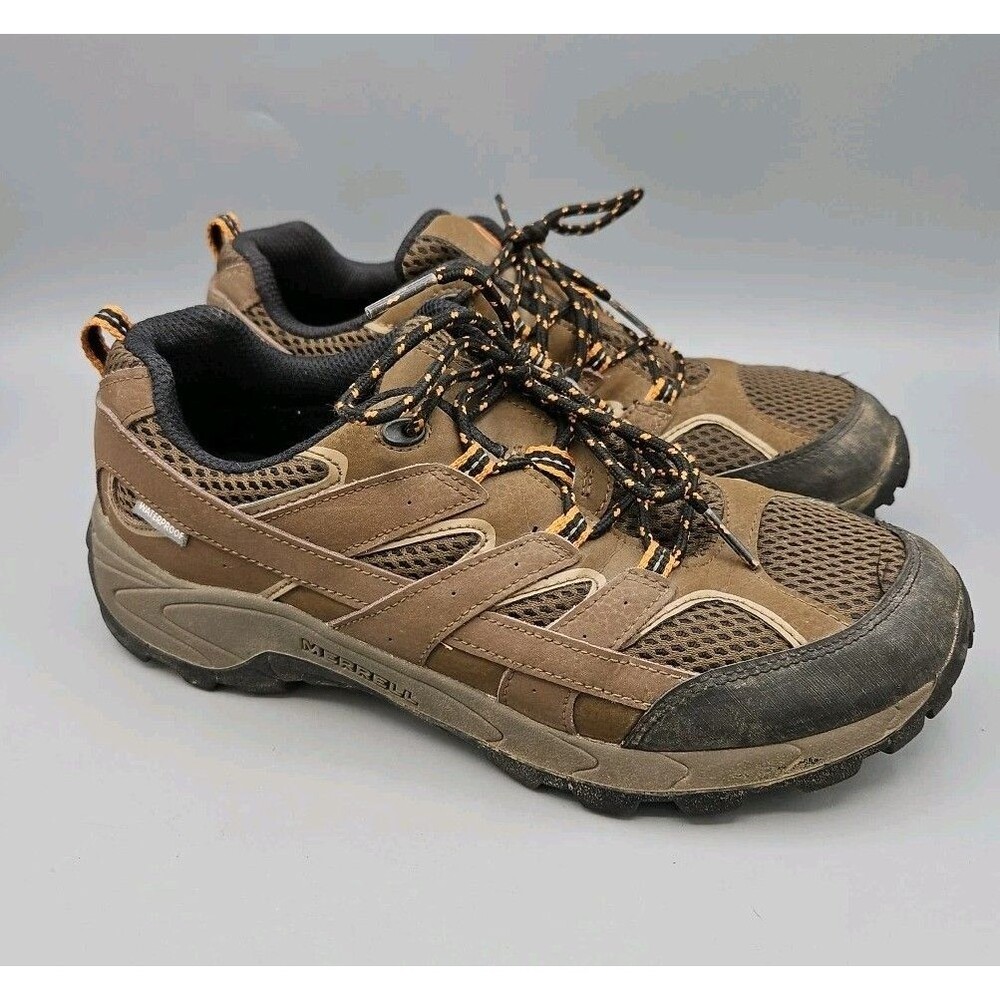 MERRELL Moab 2 Boy’s Size 6M Brown Mid Top Waterproof Hiking Shoes MK261204